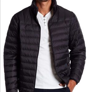 Hawke & Co. Mens Quilted Packable Nylon Jacket L